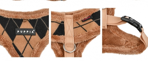 Puppia Geschirr Argyle Mode Harness beige