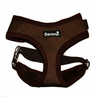 Hundegeschirr f�r Welpen braun verstellbar