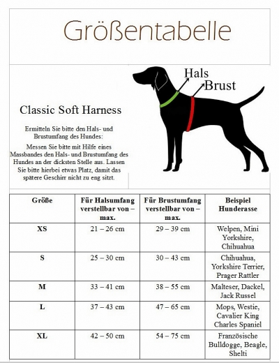 Soft Hundegeschirr english style braun