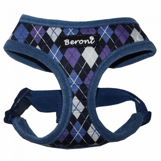 Beroni Soft Geschirr Checker blau