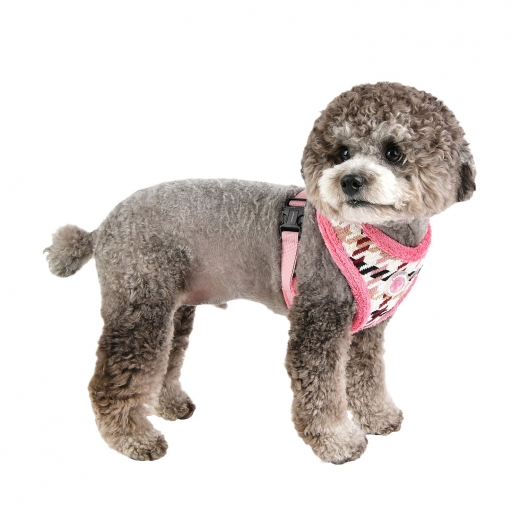 Pinkaholic Zuzu Brustgeschirr fr kleine Hunde pink fr den Winter