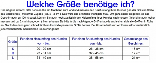 Geschirr fr Hunde mit langem Rcken wie Dackel ausbruchsicher + gut sitzend