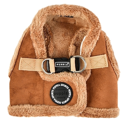 Hunde Brustgeschirr fr kleine Hunde Puppia Terry Harness B camel