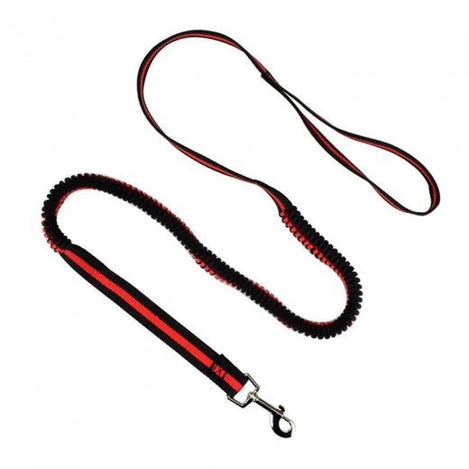 Bungee Hundeleine rot 120 cm - 150 cm