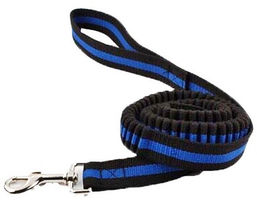 Bungee Hundeleine blau 120 cm - 150 cm