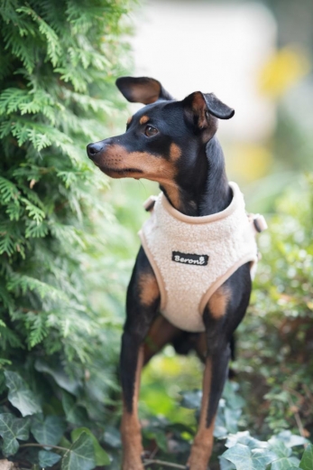 Beroni Jacket Harness Winterweste Curly beige