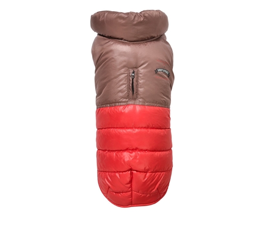 Hundemantel f�r Hundegeschirr rouge-braun leicht und wasserabweisend
