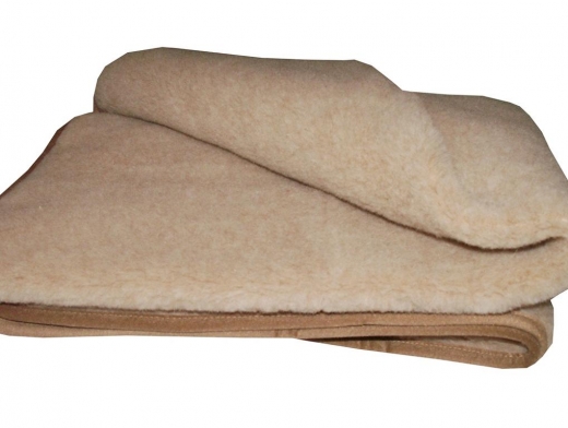 Luxus Hundedecke aus Merino Schafwolle und Alpakawolle 100 x 80 cm