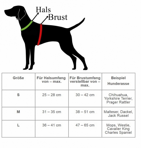 Hunde Softgeschirr exklusiv PUDEL III