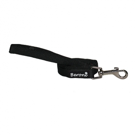 Brustgeschirr Leine classic Nylon schwarz