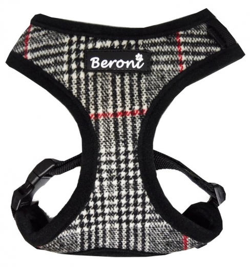 Hundesoftgeschirr Stars schwarz