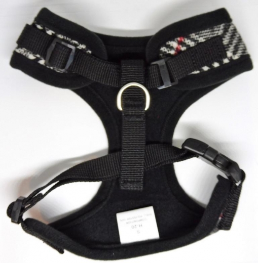 Hundesoftgeschirr Stars schwarz