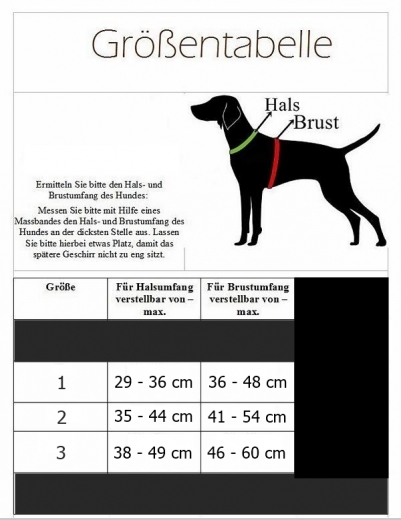 Herbstliches Softbrustgeschirr fr Hunde