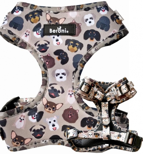 Softgeschirr CUTE DOGGIE braun-taupe