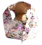 Westengeschirr mit Rosenbl�ten Romance beige inklusive passender Leine