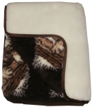 Doppelt dicke Hundedecke aus Merino Schafwolle 100 x 80 cm Doppelt dicke Hundedecke aus Merino Schafwolle 100 x 80 cm