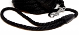 Schleppleine 10 Meter, lange Leine f�r kleine Hunde Ausbildungsleine schwarz