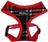 Hunde Softgeschirr Oxford English Style rot