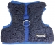 Hunde Westengeschirr Beroni� Super Flausch TEDDY blau