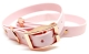 Hundehalsband wasserfest rosa HU 33-40 cm