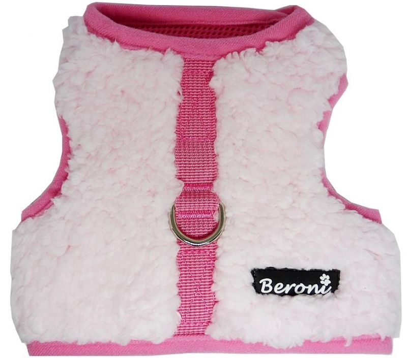 Hunde Westengeschirr Beroni Super Flausch TEDDY rosa