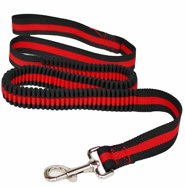 Bungee Hundeleine rot 120 cm - 150 cm