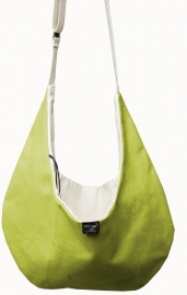 Dog Pouch Bag Luxury Canvas grün Welpentasche