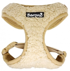 Hunde Softgeschirr exklusiv TEDDY beige