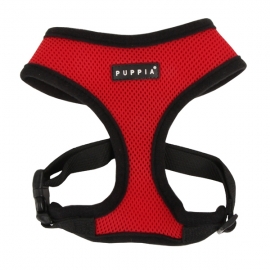 Puppia Softgeschirr, Puppia Soft Harness rot