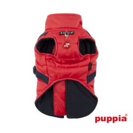 Puppia Hundemantel mit integriertem Hundegeschirr wasserdicht + warm