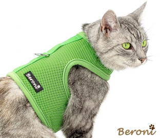 Katzengeschirr Kitty Walking Jacket EYES mint-grün