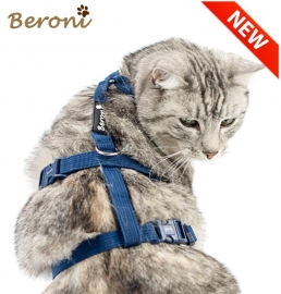 Katzen Sicherheitsgeschirr Beroni Safety Harness Classic blau