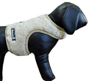 Hunde Westengeschirr Beroni Super Flausch TEDDY beige