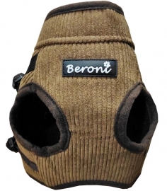 Beroni Jacket Harness Winterweste CORD camel