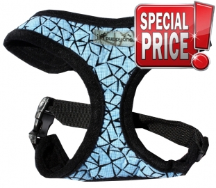 Hunde Softgeschirr Butterfly blau