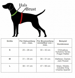 Hundegeschirr gepolstert, Softgeschirr rosa